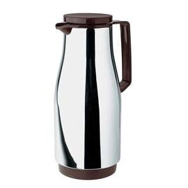 vacuum jug CHAMPION 1.5 ltr stainless steel brown shiny glass insert screw cap  H 303 mm product photo