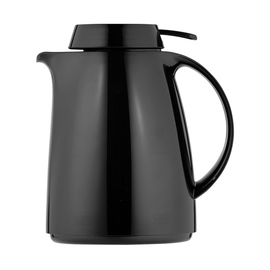 vacuum jug SERVITHERM 0.3 ltr black vacuum -  tempered glass screw cap  H 172 mm product photo