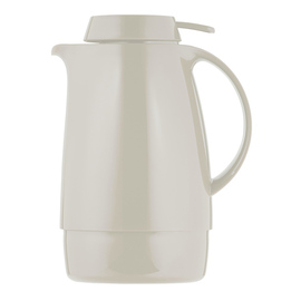 vacuum jug SERVITHERM 0.6 ltr white shiny vacuum -  tempered glass screw cap  H 202 mm product photo