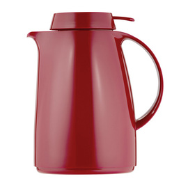 vacuum jug SERVITHERM 1 ltr red shiny vacuum -  tempered glass screw cap  H 225 mm product photo