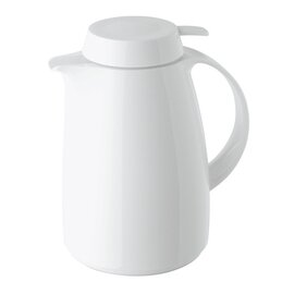 vacuum jug SERVITHERM 1 ltr white shiny vacuum -  tempered glass screw cap  H 225 mm product photo
