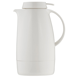 vacuum jug SERVITHERM 1.3 ltr white shiny vacuum -  tempered glass screw cap  H 268 mm product photo
