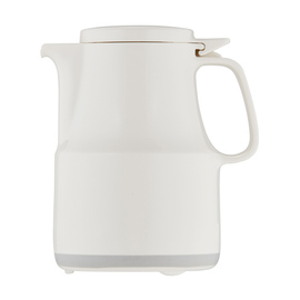 vacuum jug THERMOBOY 0.3 ltr white vacuum -  tempered glass hinged lid  H 167 mm product photo