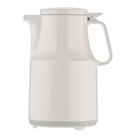 vacuum jug THERMOBOY 0.6 ltr white vacuum -  tempered glass hinged lid  H 191 mm product photo