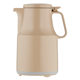 vacuum jug THERMOBOY 0.6 ltr beige vacuum -  tempered glass hinged lid  H 191 mm product photo