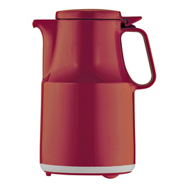 vacuum jug THERMOBOY 0.6 ltr red vacuum -  tempered glass hinged lid  H 191 mm product photo
