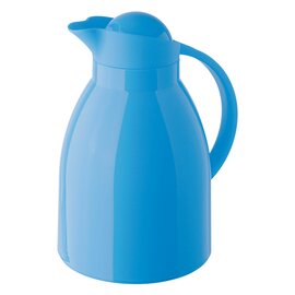 vacuum jug HAWAII 1 ltr blue shiny glass insert screw cap  H 240 mm product photo