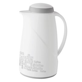 vacuum jug WAVE COFFEE BREAK 1 ltr white vacuum -  tempered glass screw cap  H 252 mm product photo