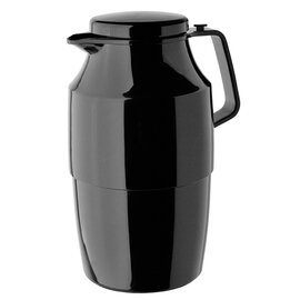 vacuum jug TEA BOY 2 ltr black shiny glass insert screw cap  H 282 mm product photo