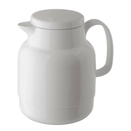 vacuum jug MONDO 1.3 ltr white shiny glass insert screw cap  H 208 mm product photo