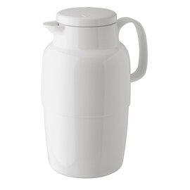 vacuum jug MONDO 2 ltr white shiny glass insert screw cap  H 282 mm product photo