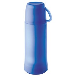 vacuum flask KARIBIK 0.75 l blue glass insert screw cap  H 294 mm product photo