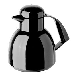 vacuum jug DAY 1 ltr black shiny glass insert screw cap  H 212 mm product photo