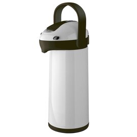 vacuum pump jug AIRPOT 1.9 ltr black grey shiny vacuum -  tempered glass pressure cap  H 370 mm product photo