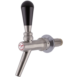 piston tap V20 stainless steel polished NW Ø 7 mm | threaded socket 55 mm product photo