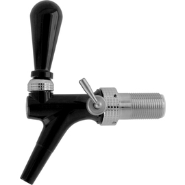 compensator tap CMB X100 black | chromium-coloured | threaded socket 35 mm product photo