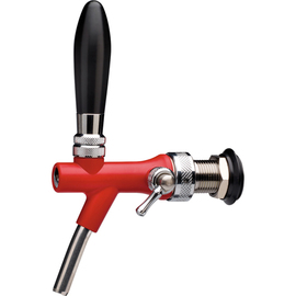 compensator tap plastic stainless steel red | threaded socket 55 mm product photo