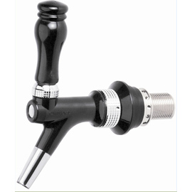 wine tap X2 black | threaded socket 55 mm product photo