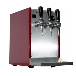 mulled wine dispenser red 2 pipe with air pressure pump 400 volts incl. heated taps | drip tray product photo