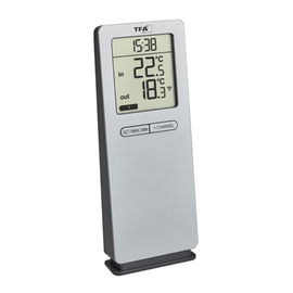 wireless thermometer LOGOneo silver coloured product photo