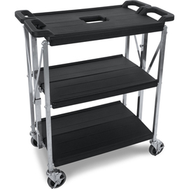 folding trolley black L 749 mm W 406 mm H 908 mm product photo