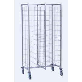 tray trolley for 24 trays | wheel details polyamide product photo