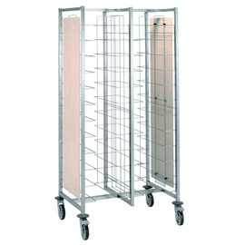 tray trolley for 24 trays | side cladding | wheel details polyamide product photo