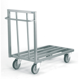 platform trolley stainless steel open | 600 x 1000 mm  H 1000 mm product photo