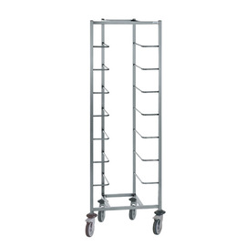 dough container trolley | suitable for 8 round / square dough containers product photo
