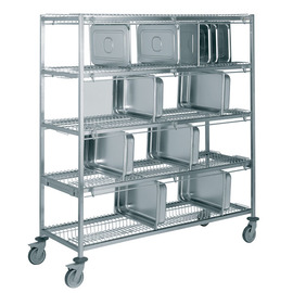 GN container trolley | 51 compartments per level L 1688 mm product photo