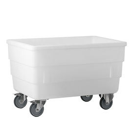 washing trolley polyethylene white 310 ltr | 1200 mm x 800 mm H 805 mm product photo