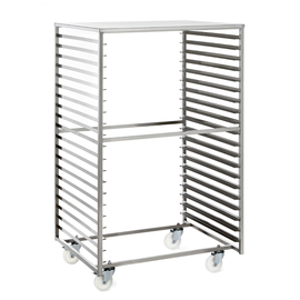 storage trolley Euronorm with top shelf | 1062 mm x 755 mm H 1775 mm product photo