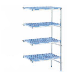 GN add-on rack 2050 Roste | 4 levels | T 560 mm | L 649 mm | PP grids blue product photo