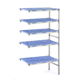 GN add-on rack 2050 Roste | 5 levels | T 560 mm | L 649 mm | PP grids blue product photo