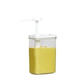 plastic dispenser transparent white 0.75 l product photo