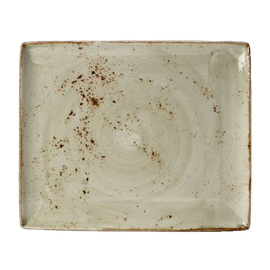 serving plate CRAFT GREEN porcelain | 330 mm x 270 mm product photo