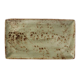 serving plate CRAFT GREEN porcelain | 320 mm x 190 mm product photo