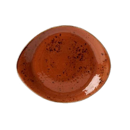 serving plate CRAFT TERRACOTTA porcelain Ø 255 mm product photo