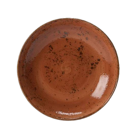 plate deep CRAFT TERRACOTTA porcelain Ø 255 mm product photo