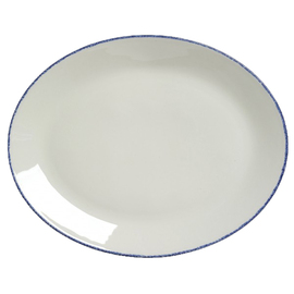 plate oval BLUE DAPPLE porcelain | 343 mm product photo