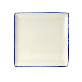 serving plate BLUE DAPPLE porcelain | 270 mm x 270 mm product photo