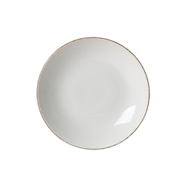 plate deep BROWN DAPPLE Ø 215 mm porcelain product photo