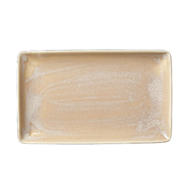 serving plate REVOLUTION porcelain | 270 mm Sandstone x 168 mm product photo