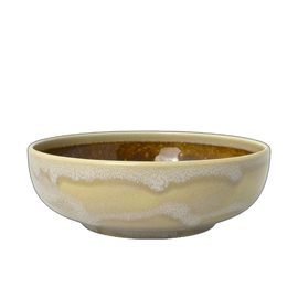 bowl AURORA VESUVIUS porcelain amber 0,98 ltr product photo  S