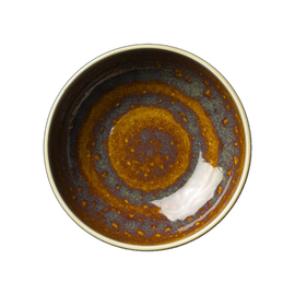 bowl AURORA VESUVIUS porcelain amber 0,98 ltr product photo