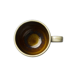 tumbler AURORA VESUVIUS porcelain amber 340 ml product photo