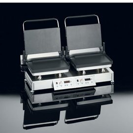 contact grill GTT-20.40 double | 400 volts | cast aluminium • smooth|grooved • smooth|grooved product photo