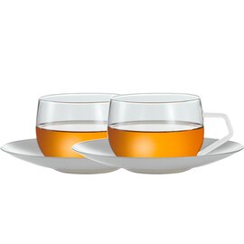 Cup with saucer, white for Chai, 2 pieces, dimensions: Ø 176 x H 77 mm, capacity: 350 ml product photo