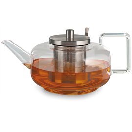 Teapot with stainless steel lid and sieve ,, Dimensions: Ø 275 x H 136 mm, capacity: 1300 ml product photo