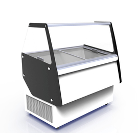 ice cream sales counter ATHENA 9 | suitable for 9 ice cream trays | 1194 mm x 842 mm H 1285 mm product photo